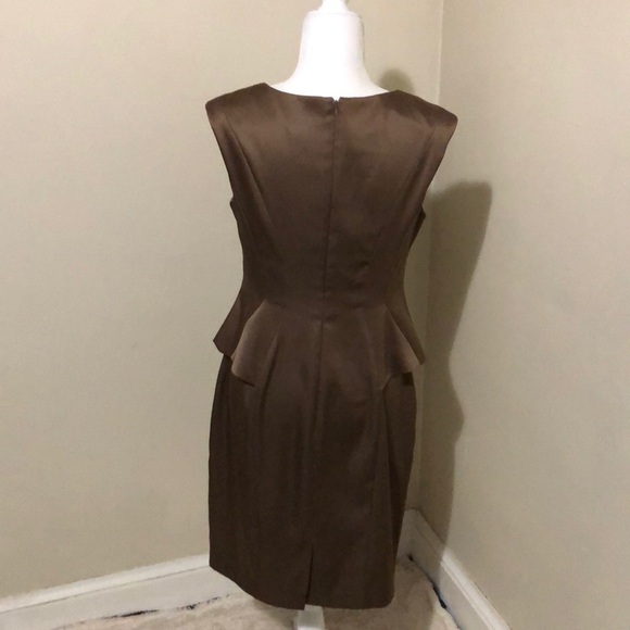 London Times brown size10 business/casual dress - Picture 3 of 7